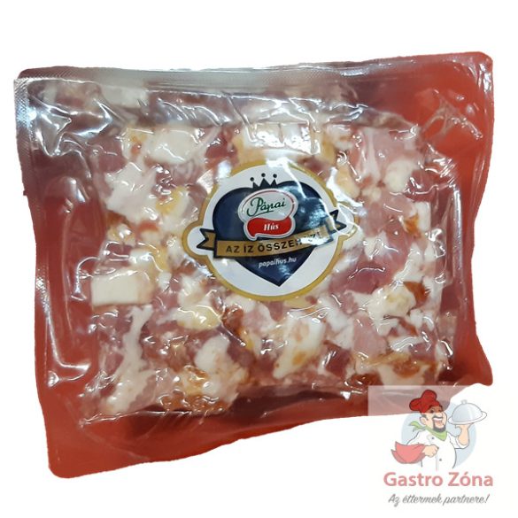 Bacon KOCKÁZOTT  szalonna PÁPAI 1kg