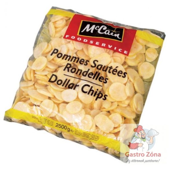 Fagy. Dollár Chips burgonyakarika 2,5kg (4x2,5kg/#)