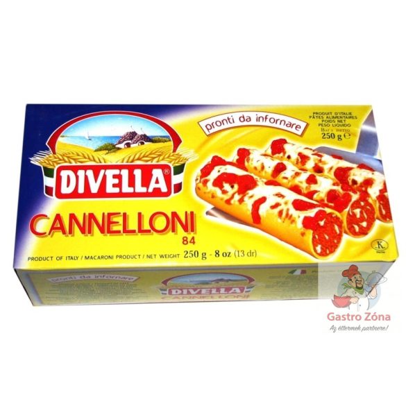 Tészta Cannelloni DIVELLA 250gr 24db/#