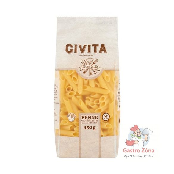 Tészta Penne 500g Gluténmentes Civita