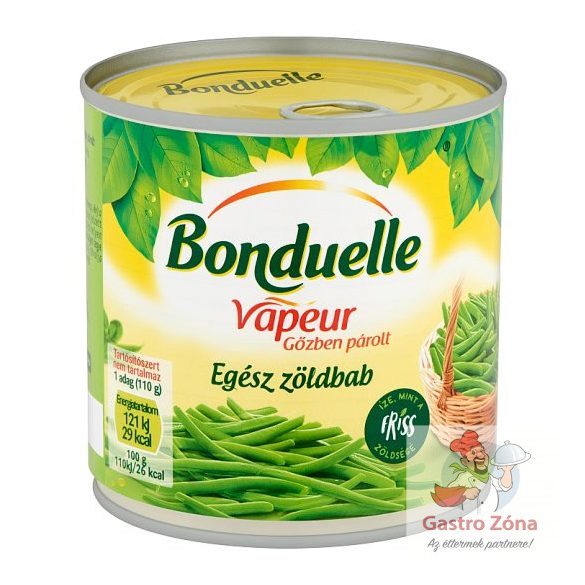 Zöldbab konzerv 400g  dob. 12db/# bonduelle