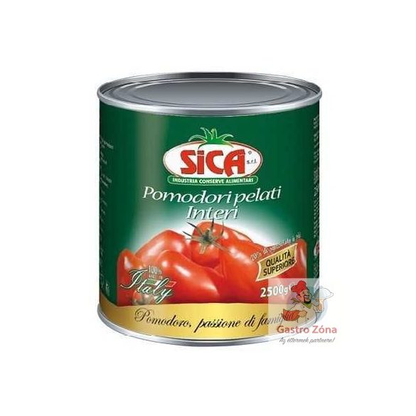Hámozott Paradicsom DARABOLT 2500g  SICA