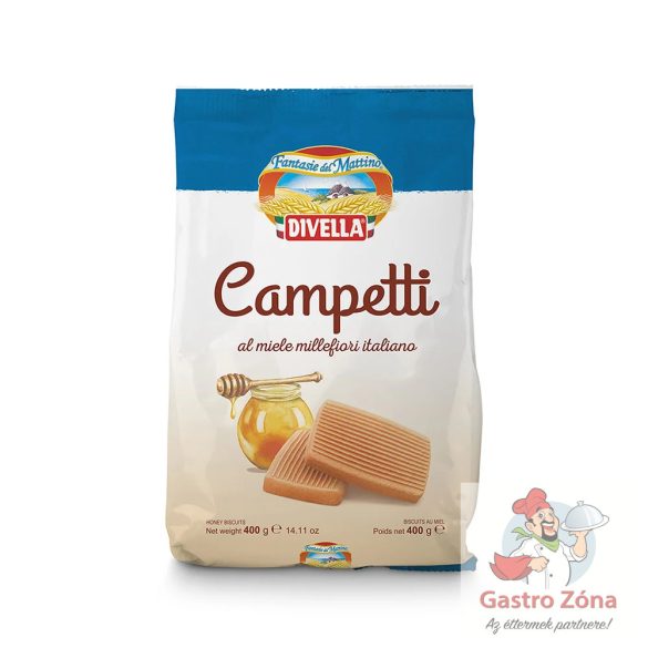 Keksz Campetti Al Miele 400g  DIVELLA "Mézes"